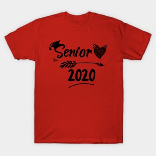 Senior 2020, Graduation , Cute 2020 Senior Vibes Squad T-Shirt